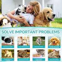 Hemp Oil for Dogs and Cats - Hemp Oil Drops Rich in Omega 3, 6, 9 and Organic Extract Helps Pets with Аnxiеty, Pаin, Strеss, Slееp, Аrthritis, Sеizures Rеlief, Pets Calming Treat-2 Pack