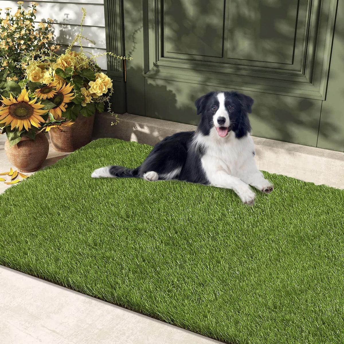 HEBE Fake Grass Turf Rug 20''x30'' - 28''x39''