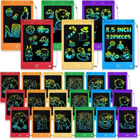 Zhehao LCD writing tablets for kids, 32 colorful 8.5 inch erasable doodle boards - view 4