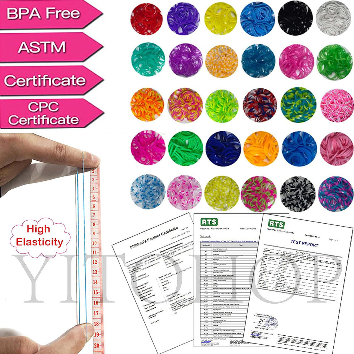 YITOHOP 12080+ Loom Bands Set - image 3