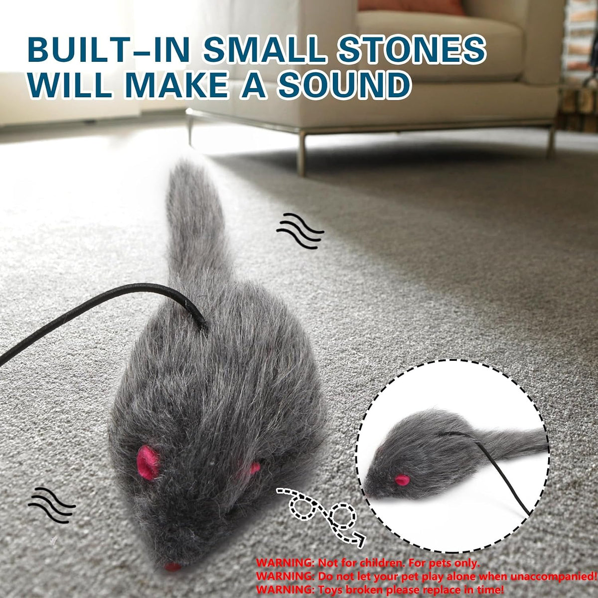 Kalimdor Interactive Cat Feather Toys - 1 pack - image 3