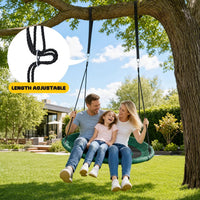 Trekassy 40" Saucer Tree Swing - Dark Green - image 2
