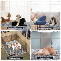Washable Thickened Pee Pads for Dogs, 2 Pack (36"x42") Upgrade Reusable Puppy Pads with Non-Slip Rug, Super Absorbent Leakproof Puppy Training & Whelping Pads for Dogs, Doggie