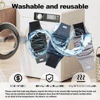 Washable Dog Diapers Male Reusable - Navy，Dark Green，Grey / Medium - image 4