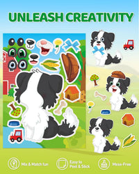 48 Fall Make-a-Face Sticker Sheets for Kids - Farm Fun - image 3