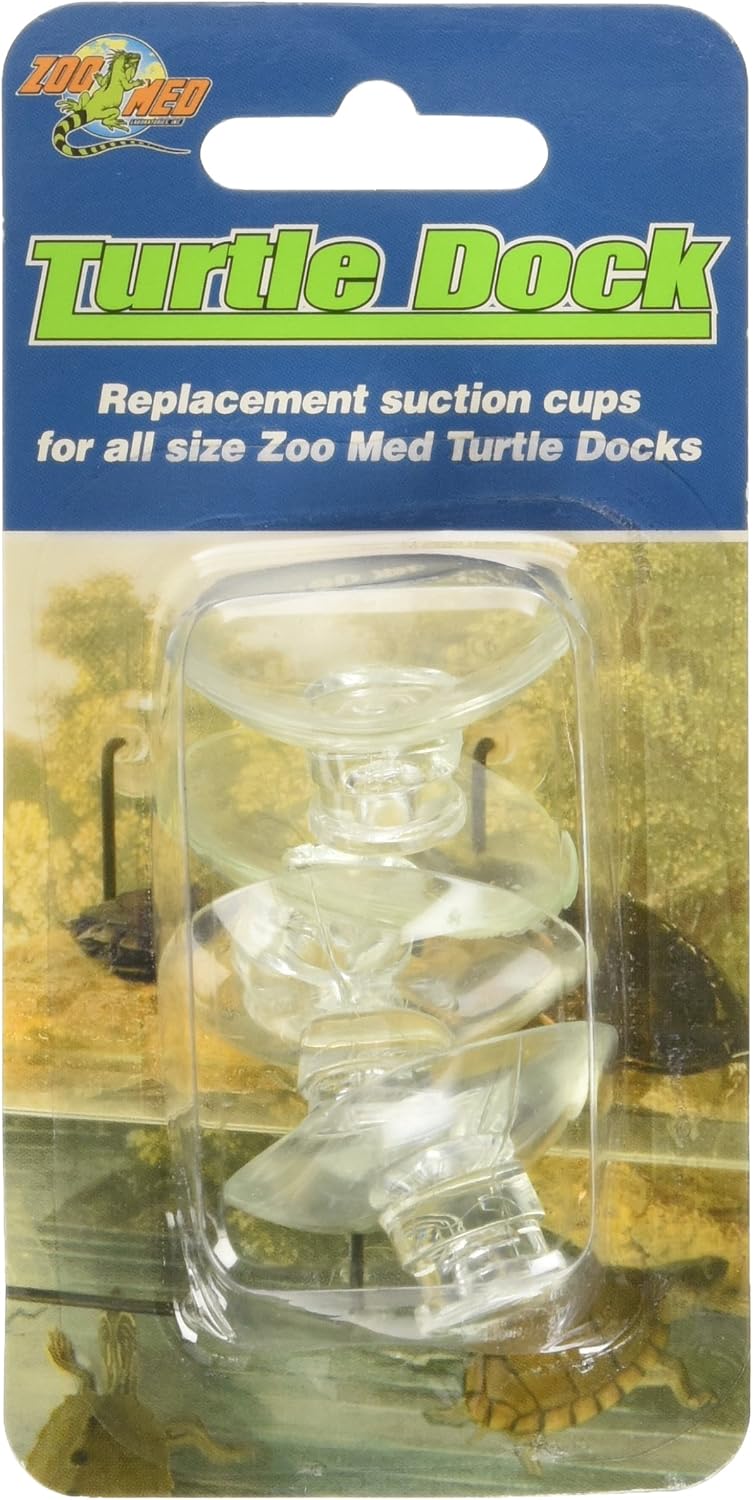 Zoo Med Laboratories Zoo Turtle Dock SuCountion Cups – Essentials for Reptiles And Amphibians - 1 Count (Pack of 1)