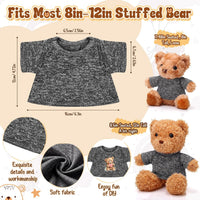 Litherr S blank sublimation stuffed animal shirt for 8-12 inch plush bears - view 17