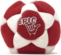 Epic Hacky Saks hand-stitched 32 panel suede foot bag - view 4