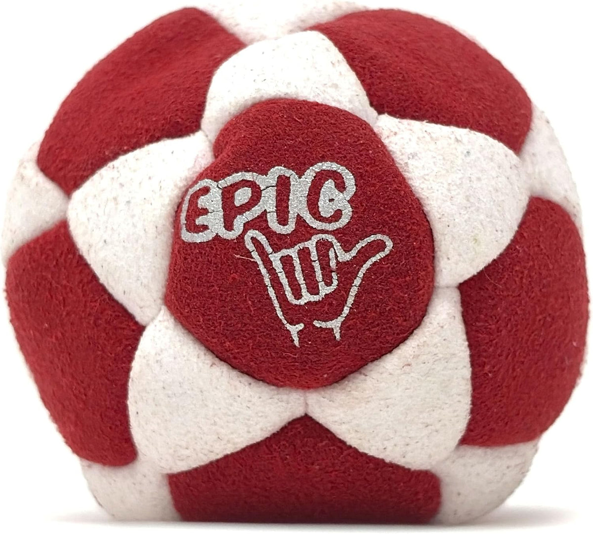 Epic Hacky Saks hand-stitched 32 panel suede foot bag - view 4