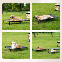 Garnpet Elevated Dog Bed for Large Dogs - Dark Grey / Medium - image 3