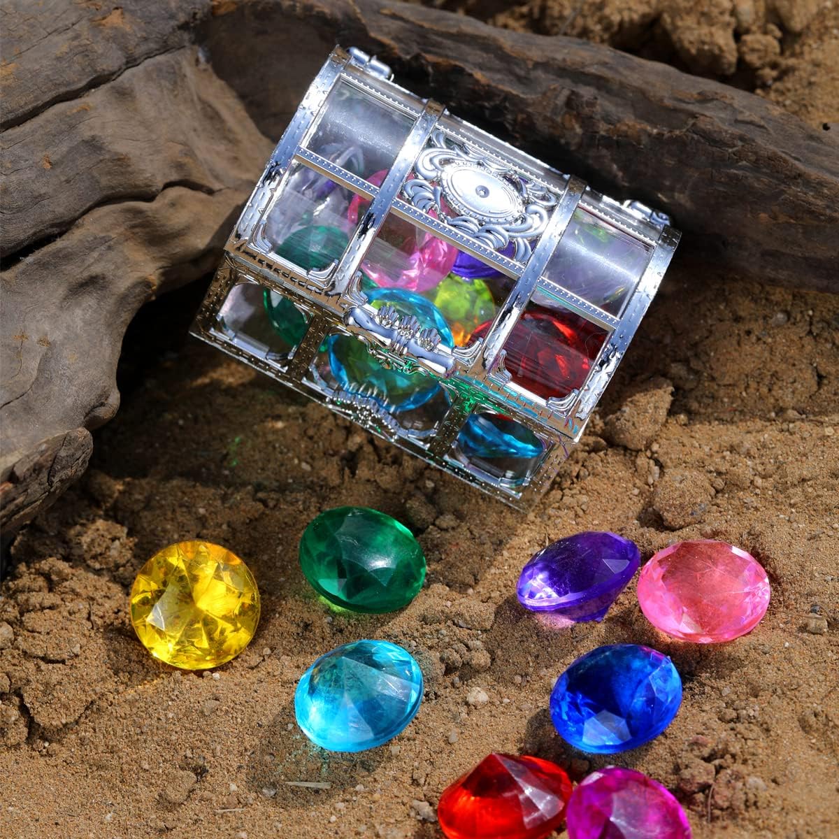 XIJUAN Diving gem Pool Toys Sand Toys - Silver White - image 3