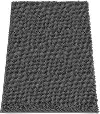 Absorbent Dog Door Mat for Muddy Paws, 60" x 36" Chenille Indoor Mats for Entryway, Trap Dirt Front Door Mat Indoor Entrance Washable Non Slip Soft