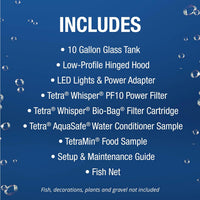 Tetra LED 10 Gallon Complete Fish Tank Kit – Essentials for Fish - 10 Gallons - image 3
