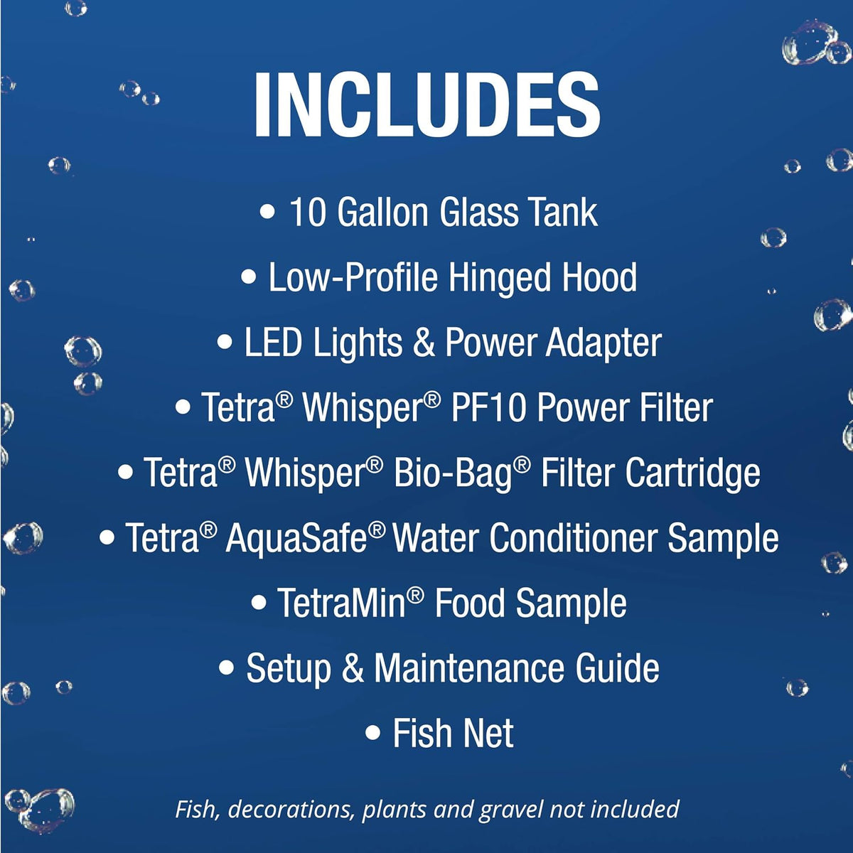 Tetra LED 10 Gallon Complete Fish Tank Kit – Essentials for Fish - 10 Gallons - image 3
