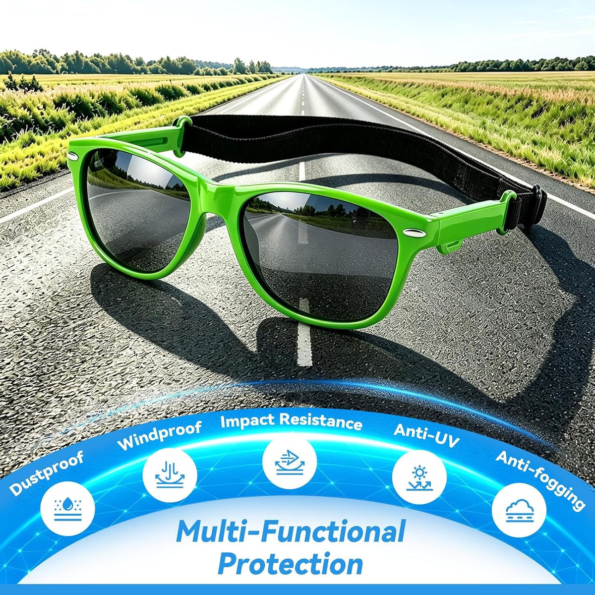 Dog Sunglasses for Medium Dogs - Green / Medium - image 4