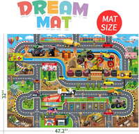 Oriate Kids Dream Mat Modern City Road Map Rug - City Mat - image 3