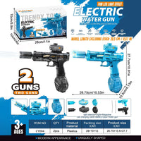 YRIOWMI black electric water gun with automatic squirt and multi-color LED lights - view 10