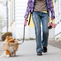 Bling Retractable Dog Leash – 9.8feet Crystal Design