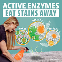 Angry Orange 2-in-1 enzyme stain and odor remover in Orange Rush scent - view 4