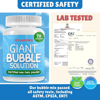 Giant Bubble Solution, Bubble Wands, Bubbles for Kids - 7 Gallons - image 3
