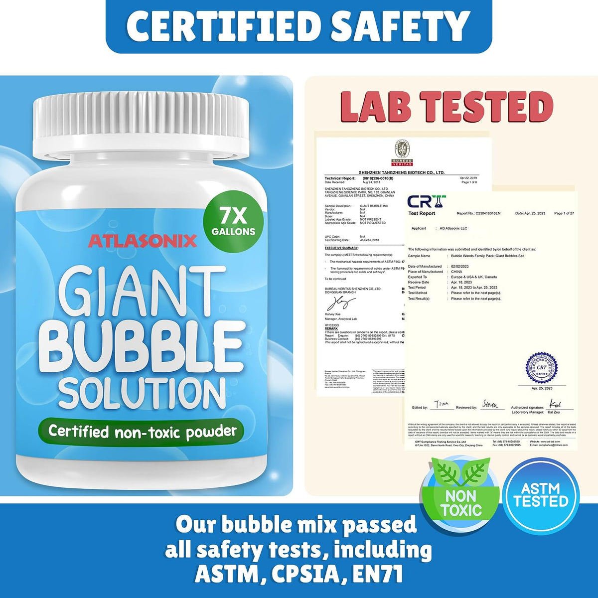 Giant Bubble Solution, Bubble Wands, Bubbles for Kids - 7 Gallons - image 3