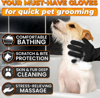 2-in-1 Cat and Dog Washing Gloves with 3000 Soft Bristles – Essentials for Dogs - Black - image 4