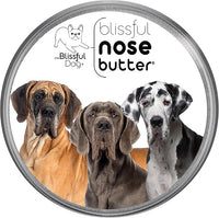 The Blissful Dog Great Dane Nose Butter, Versatile Dog Nose Balm for Dry Nose, Handcrafted Nose Moisturizer, Easy-to-Apply Dog Essentials, Unscented, 2 oz.