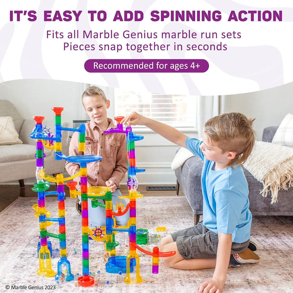 Marble Genius Stable Bases, STEM - Spinning Wheels - image 4