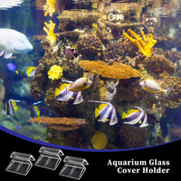 Sliverdew 6 PCS Aquarium Lid Clips, Plastic Fish Tank Cover - for 10mm thickness - image 4