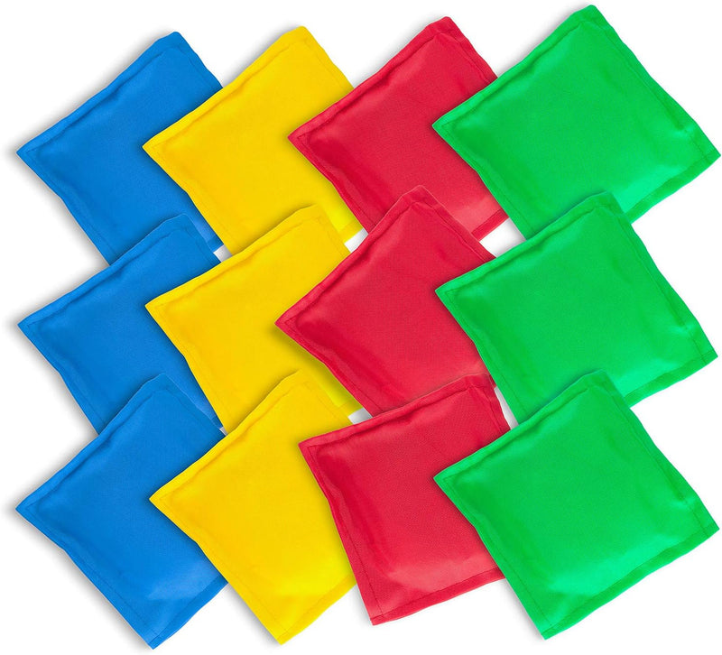 Super Z Outlet Nylon Cornhole Bean Bags Toy Set Sack Hand Toss Games - 12