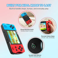 Handheld Games for kids Built-in 200+ Classic Retro Games - Blue - image 4