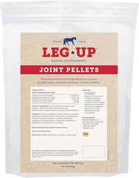 SmartEquine Leg Up Joint Pellets | Joint Support Supplement For Horses | Glucosamine Chondroitin Sulfate and Antioxidants Formula With No Added Sugar | Ideal For Light Work Horses | 45 Servings | 2 lb