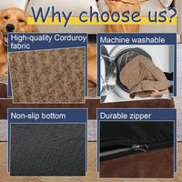 Orthopedic Dog Beds Medium Large Sized Dog, Dog Sofa Bed - X-Large(42 * 30 * 7.5 In) / Brown - image 3