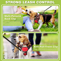 WINSEE Dog/Pet Harnesses No Pull with Dog Collar - X-Large / Red - image 3