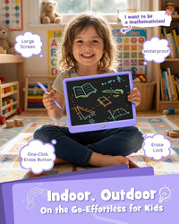 LCD Writing Tablet 10 Inch - Purple / 12 inch - image 4