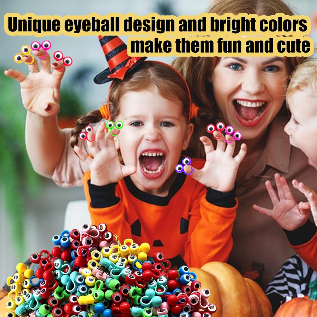 100 PCS Eye Finger Puppets Toys Set - 1.18 inches x 1.38 inches - image 4
