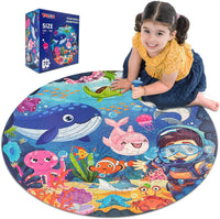 TALGIC Jumbo Floor Puzzle for Kids Ages 4-6 - Underwater