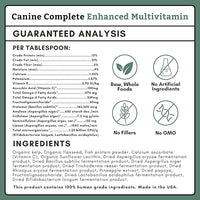 Wholistic Pet Organics Canine Complete - Dog Multivitamin Powder - 2 Lb - Daily Dog Vitamins and Supplements for Homemade Food - Immune System, Skin, Coat & Overall Health - Small and Large Breed