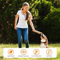 Dog Whistle, Dog Whistle to Stop Barking Neighbors Dog, Adjustable Ultrasonic Silent Training Device, Black