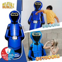 Inflatable Dudes kids punching bag bop bag, 47 inch, with sand-filled base in a ninja design - view 26