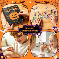 Kalysky 3 pack Halloween reusable sticker books for toddlers with handles - view 13
