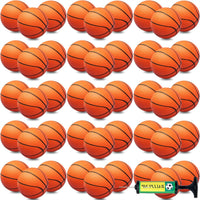 Oleitodh 42 piece colorful 5 inch mini basketball balls with air pump - view 2