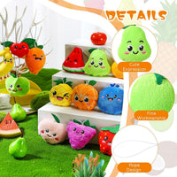 Libima 150 Pcs Mini Stuffed Animals Keychain, Plush Toys - 150 / Fruit - image 3