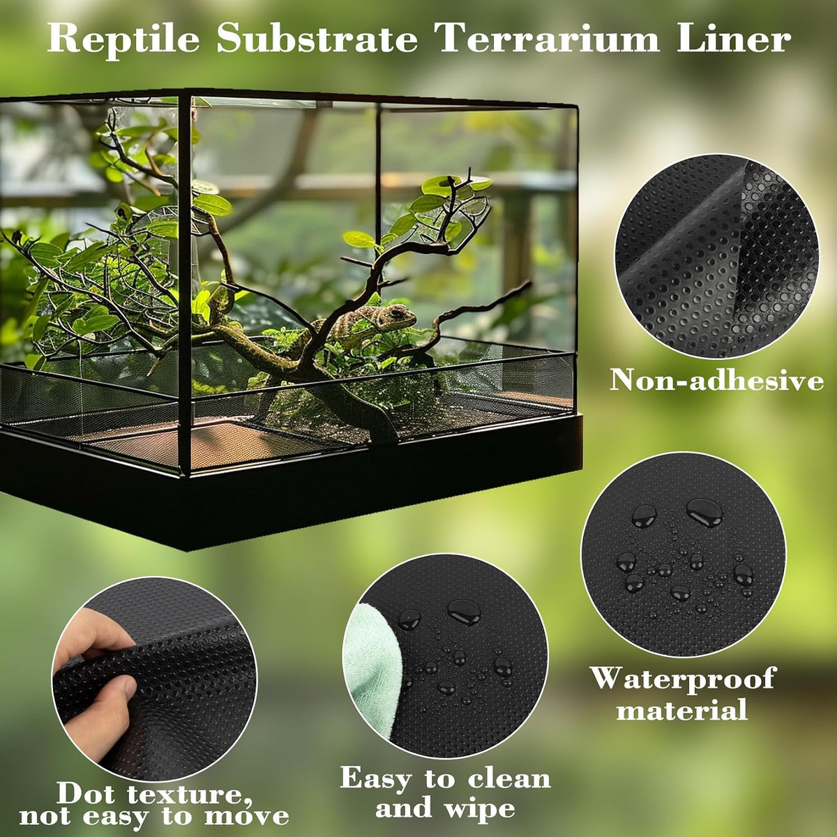 MAQIHAN Reptile Mat for Bearded Dragon Tanks - image 4