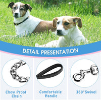 Chain Heavy Duty Metal Dog Leash - 5FTx3mm (20-100 lbs) - image 2