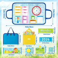 WATINC Travel Felt Board Story Set - Calendar - image 2