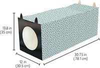Kitty City Paper Bag Scratchers for Cats, Blue Paper Bag Tunnel Scratcher