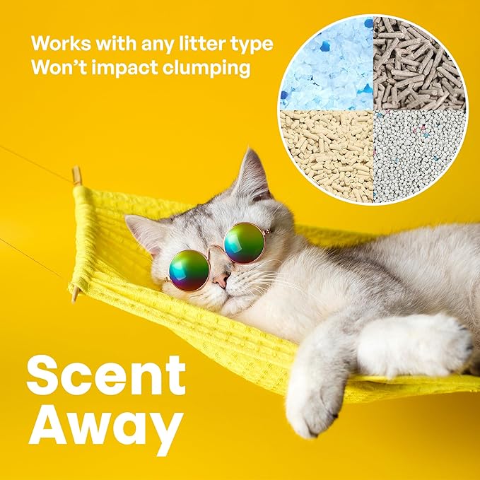 Cat Litter Deodorizer | Litter Box Odor Eliminator | Fragrance-Free with Active Carbon | Eliminates Cat Odors and Smells to Keep Your Home Fresh and Clean (25 LBs)