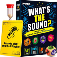 QUOKKA What's The Sound card game with 100 sound challenge cards