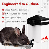 RentACoop 64oz Small Animal Drinker with Auto-Fill Metal Cup – Essentials for Small Pets - 64oz - image 4